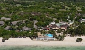 Kenia-Hotel Leopard Beach aus der Luft