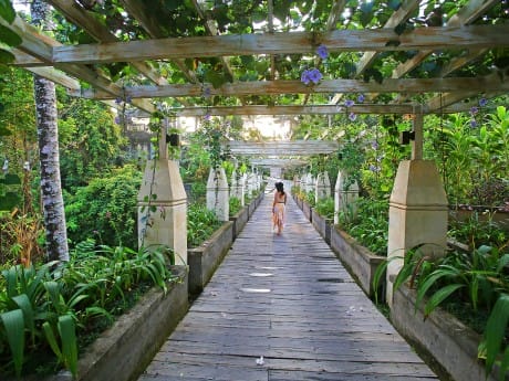 Gartenanlage des Wapa di Ume Resort