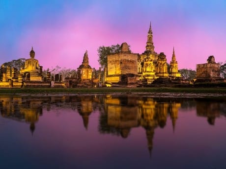 Ayutthaya erleuchtet
