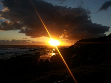 Tsitsikamma Nationalpark Sonnenuntergang