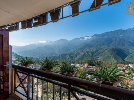 Ausblick vom Chau Long Sapa Hotel