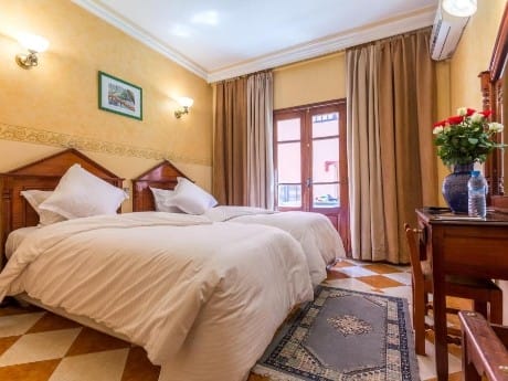 Marrakesch, Hotel Oudaya, bedroom