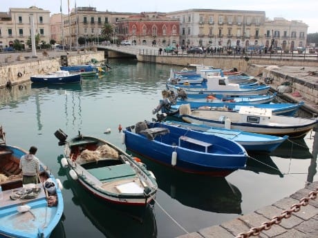 Italien-Sizilien-Syrakus-Hafen