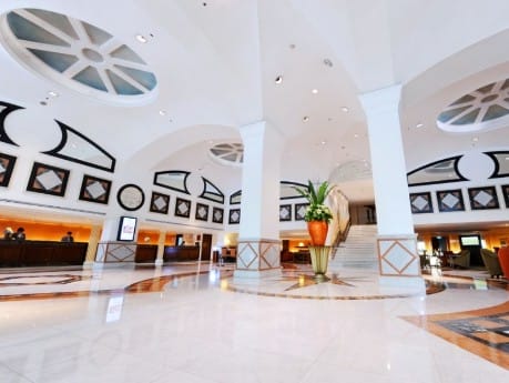 Die Lobby im Rembrandt 