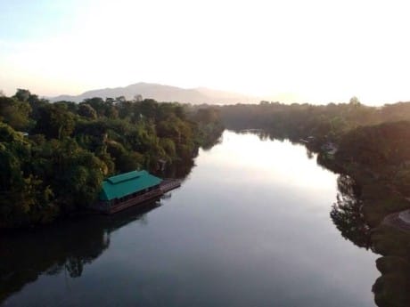 Das Royal River Kwai Resort von oben