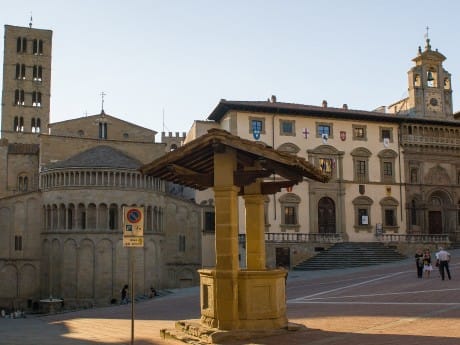 Trasimeno See-Arezzo Marktplatz