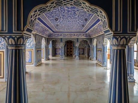 Beeindruckender Stadtpalast in Jaipur