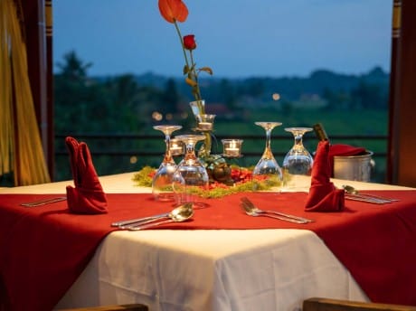 Restaurant im Anumana Ubud Hotel