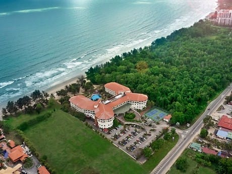 Vogelperspektive des Swiss Garden Kuanta