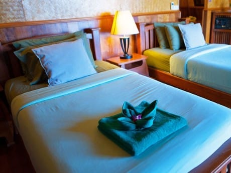 Einrichtung der Bungalows im Koh Kood