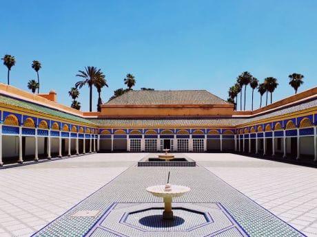 Marokko, Marrakesch, Palast