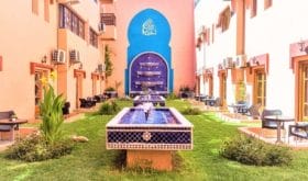 Marrakesch, Hotel Oudaya, garden