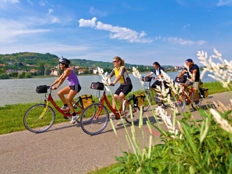 Radweg an der Donau