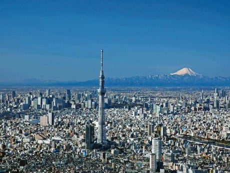 Tokyo Skytree- Luftaufnahme