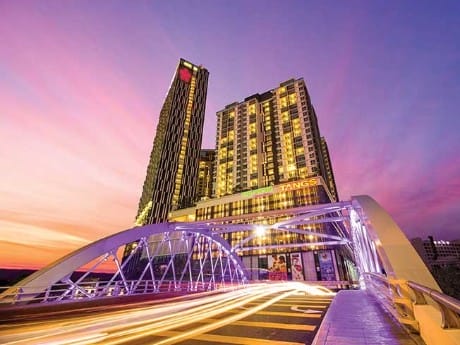 Das Swiss Garden Melaka von außen