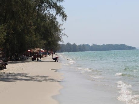 Strand nahe des Mangrove River Resort