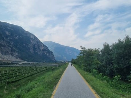 Radweg Trient - Gardasee