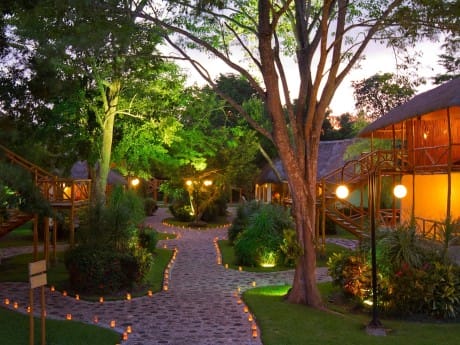 Hotel Chicanna Ecovilllage Gartenbereich