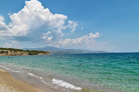 Der Strand am Kalamaki