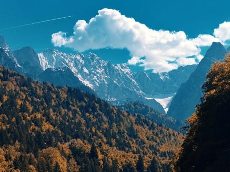 Alpenpanorama bei Garmisch