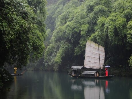 Boote auf dem Yangtze