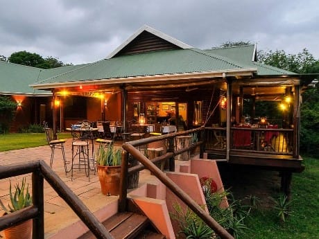 Hluhluwe River Lodge Terrasse