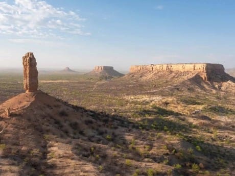 Landschaft um die Vingerklip Lodge