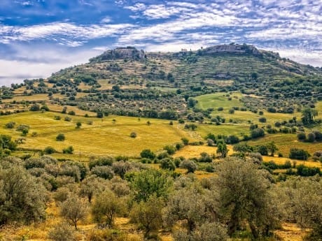 Landschaft von Sizilien, Italien