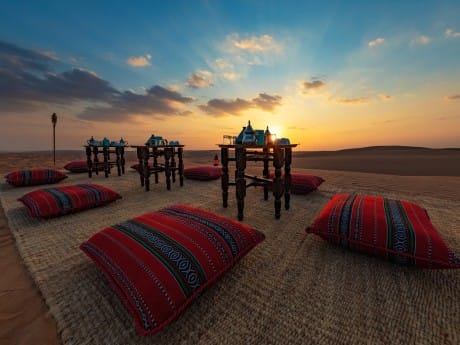 Oman 1000 Nights Camp Sundowner