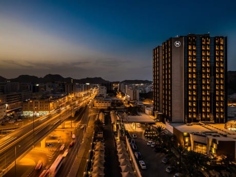 Das Sheraton bei Nacht