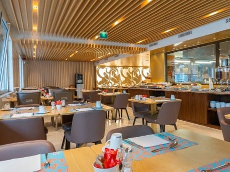 Das Restaurant des Hotel Smy