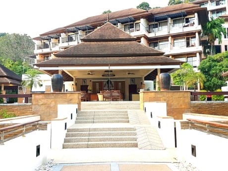 Aonang Cliff Beach Resort, Eingang