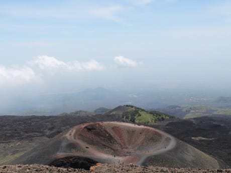 Italien-Sizilien-Ätna-Krater