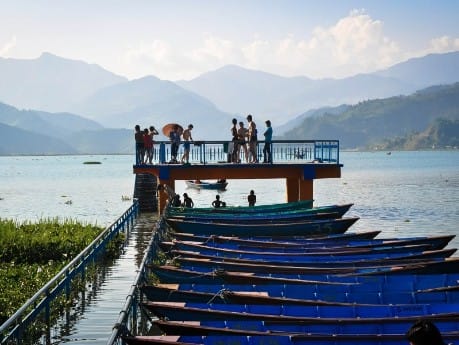 Lake Phewa in Nepal