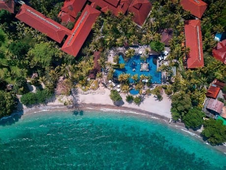 Das Sheraton Senggigi von oben