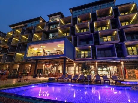 Außenansicht des Inthira Hotels