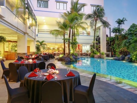 Restaurant im Novotel Yogyakarta