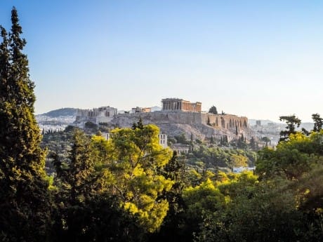 Blick auf die Akropolis, Athen