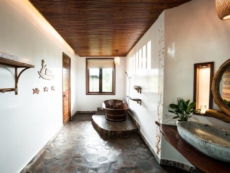 Beispielbadezimmer der Can Tho Ecolodge