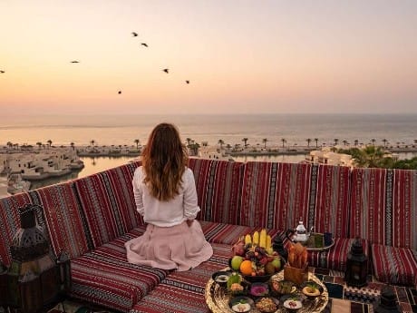 Cove Rotana Ras Al Khaimah Terrasse