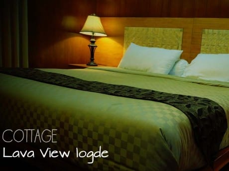 Beispielzimmer der Lava View Lodge