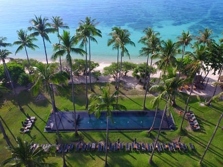 Pool im The Haad Tien Resort