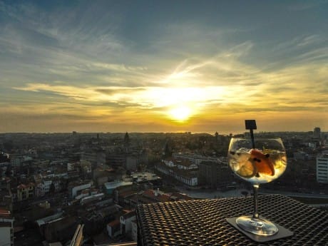 Aussicht in der Bar 17º