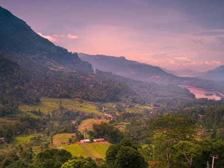 Aussicht über Nuwara Eliya