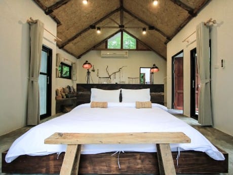 Koh Munnork_Bungalow Schlafzimmer