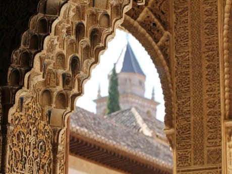 Architektur in der Alhambra, Granada