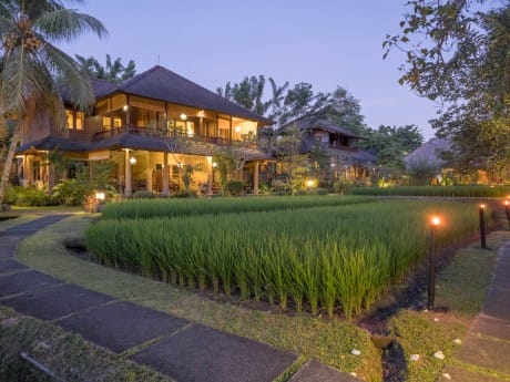 Garten des Ananda Cottages