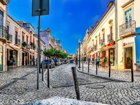 Strassen von Tavira, Portugal