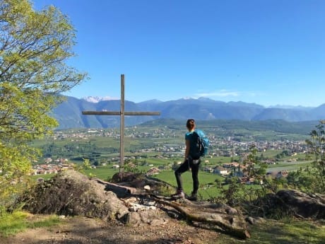 Südtirol, Panorama, Wanderin