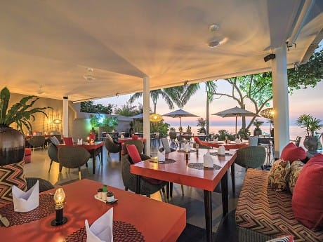Das Restaurant des Sunset Beach Hotel